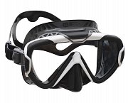 Potápěčská Maska + Suchý Šnorch + Druhý Rám - Mares PURE WIRE SET Černá - Bílá Černo - Červený rám